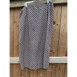 Diane Von Furstenberg Vintage Patterned Skirt The Color‎ Authority Size 3X